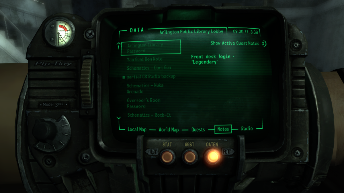 Fallout 3 - Legendary